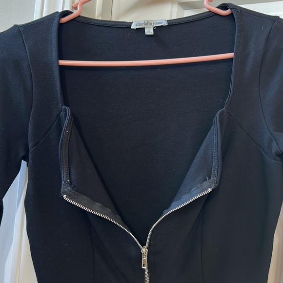 Night Out Crop Zip - Picture 3 of 3